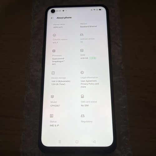Oppo a72 cph2067 128gb - a72,
