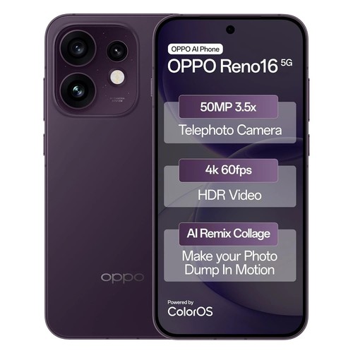 Oppo reno16 8gb - 5g, ram