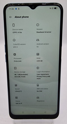 Oppo a16s hd - a16s, 64gb