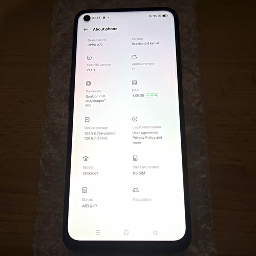 Oppo a72 cph2067 - oppo, 4gb